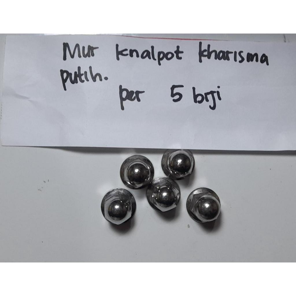 Mur Knalpot Putih Kharisma Harga per 5Biji