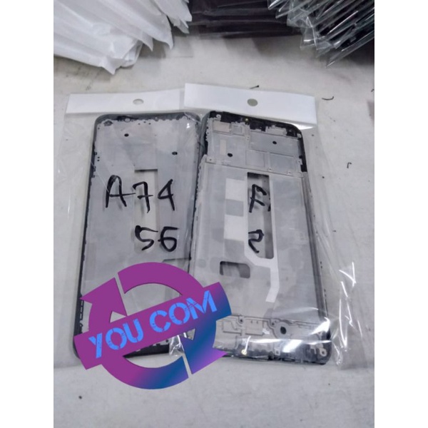 FRAME LCD OPPO A74 5G TULANG TATAKAN MESIN BEZEL PLAT MIDLE FRAME LCD OPPO A74 5G