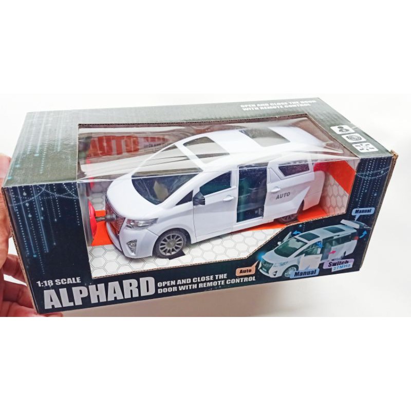 RC Alphard Tutup Buka Pintu Rechargeable 1:18