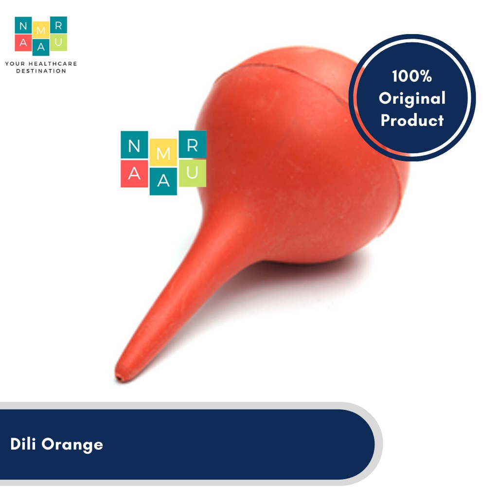 Delee Orange Dili Penyedot Ingus Lendir Hidung Telinga Dili Oren Nasal Aspirator