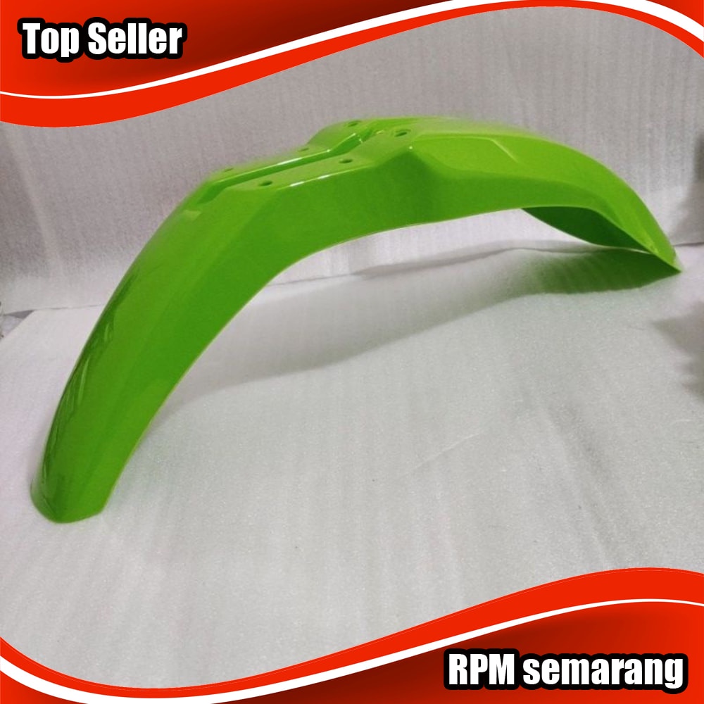 Spakbor depan front fender Hijau Trail - pnp Honda Win - YT115 Distributor Sparepart RPMsemarang