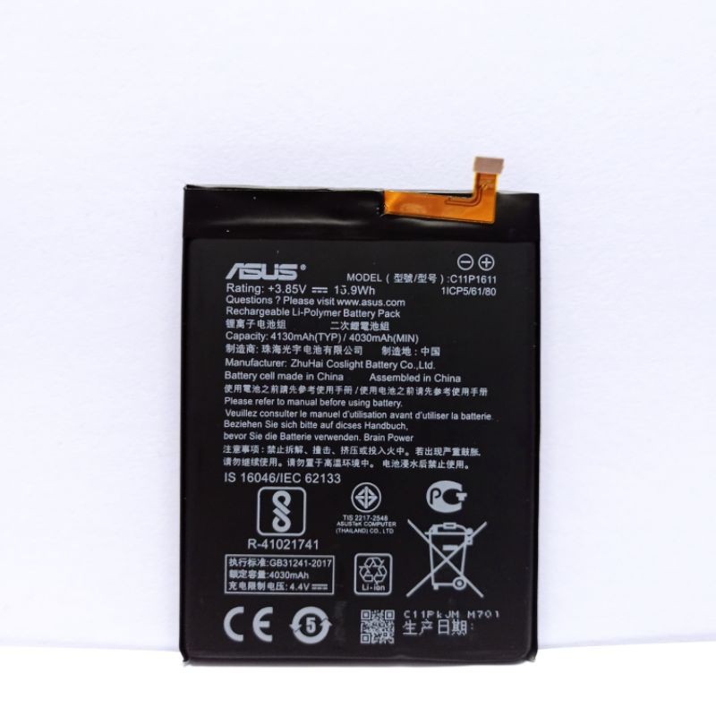 BATERAI BATRE BATTERY ASUS ZENFONE 3 MAX ZC520TL X008DA CP11P1611 ORIGINAL GARANSI