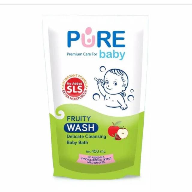 Purebb wash 2in1 fruity 450ml refil