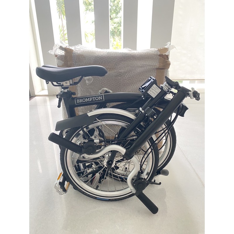 Sepeda lipat Brompton M6L 2020 folding bike black