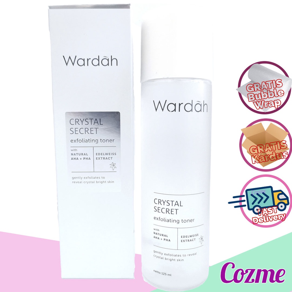 WARDAH CRYSTAL SECRET EXFOLIATING TONER AHA PHA 125mL