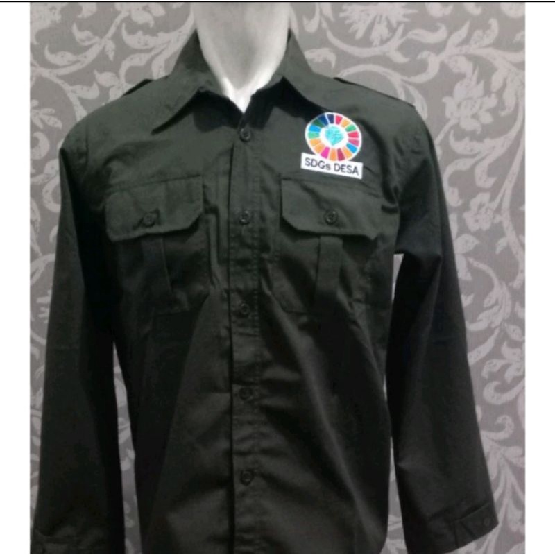 kemeja sdgs eksklusif lengan panjang dan pendek