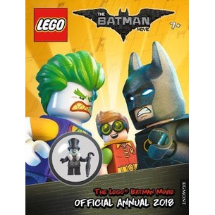 LEGO The Batman Movie: Official Annual 2018 Activity Book Set Story Puzzles Games with Penguin Minif