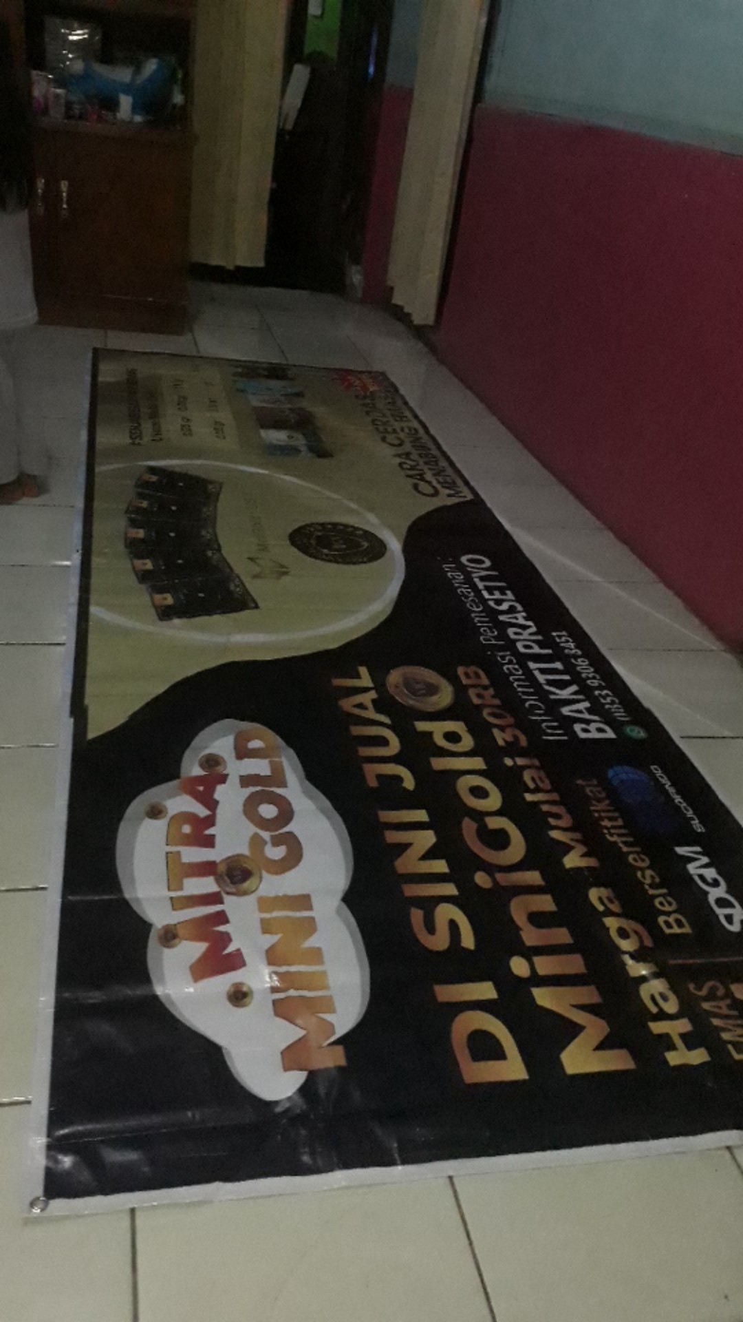Umbul Umbul , Banner Minigold Atau Custom Ready Stock