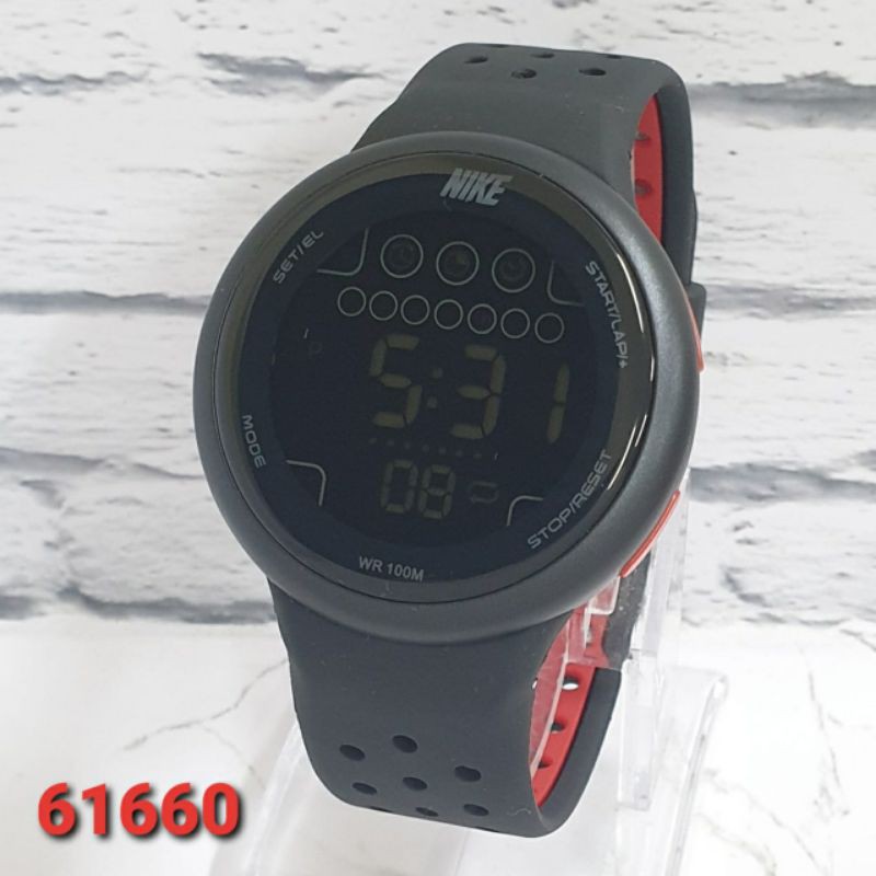 Jam tangan wanita Nike digital rubber