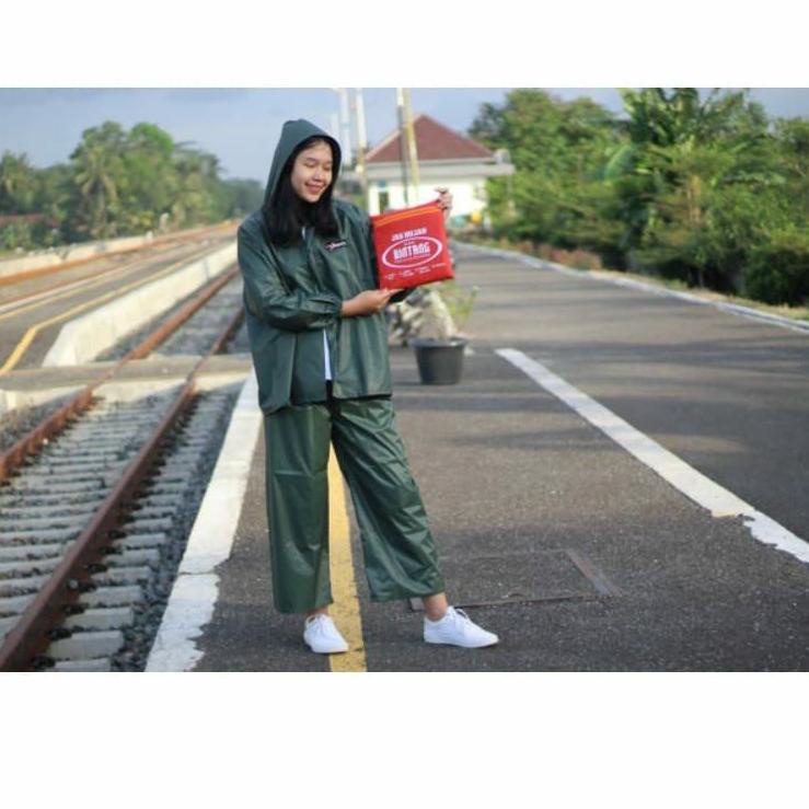 Paling Diminati.. Jas jaz hujan Mantol Mantel Hujan Setelan Baju Celana Pria Wanita Raincoat Terlari