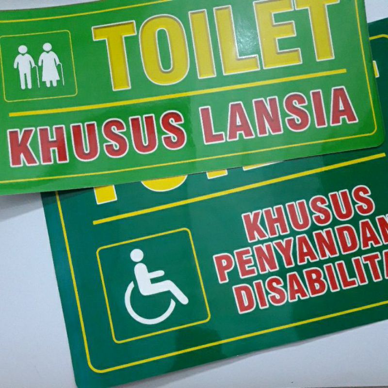 

Stiker Toilet Khusus Lansia, Disabilitas
