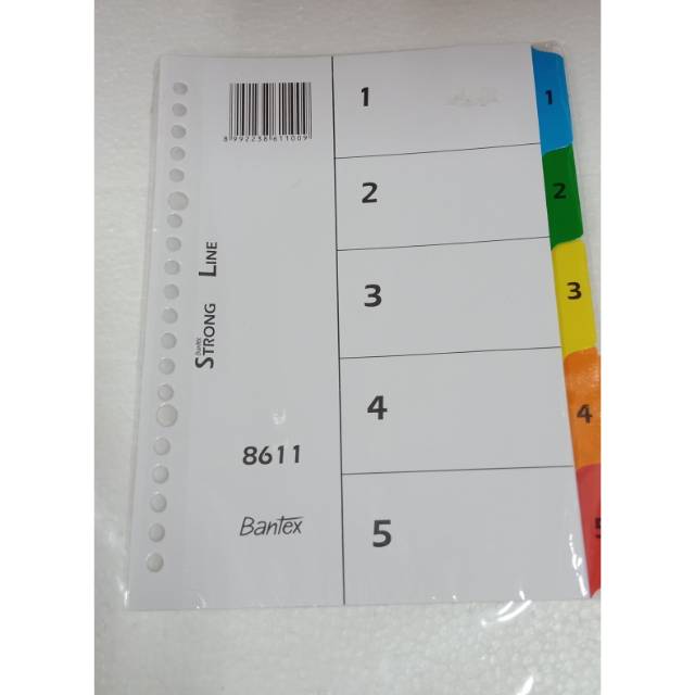 

Divider Bantex 8611/Pembatas Dokumen Bantex A5