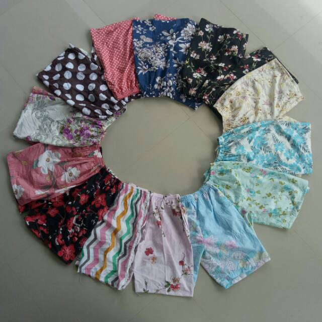 Celana Pendek Wanita Hotpants, Celana Kolor Pendek Cewek, Celana Pendek Santai Perempuan Kolor