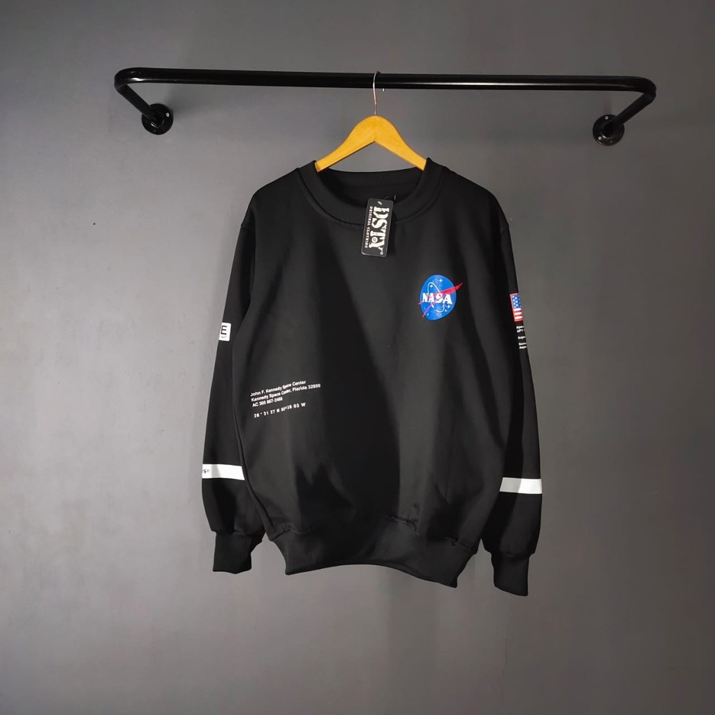 Sweater-Crewneck Nasa Loggo Aape Original Usa