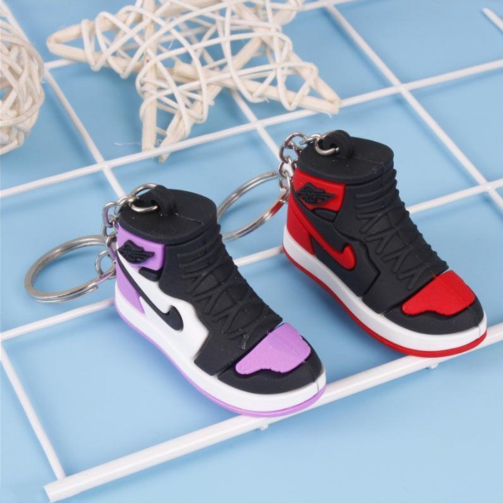 Gantungan Kunci Bentuk Sepatu Basket Mini 3D Untuk Suvenir