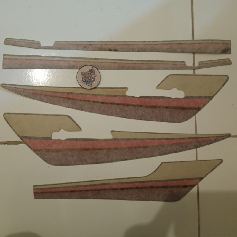 STRIP STRIPING STRIPPING STIKER STICKER LIS POLET DECAL BODY HONDA GL PRO GL MAX GLPRO GLMAX TAHUN 1