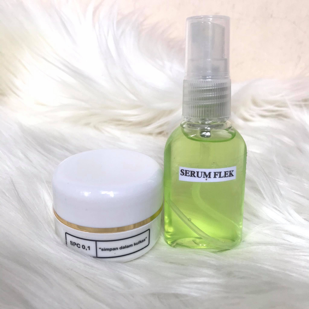 SERUM +SPC0,1 / PAKET FLEK JERAWAT/ SIANG MALAM AMAN TIDAK PANAS DAN PEDIH