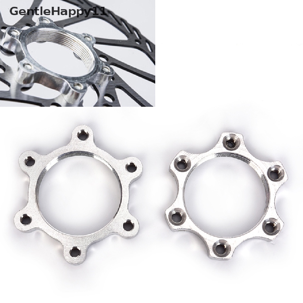 Gentlehappy Bike Sepeda Freewheel Drat Hubs Disc Brake Rotor 6baut Flange Adapter