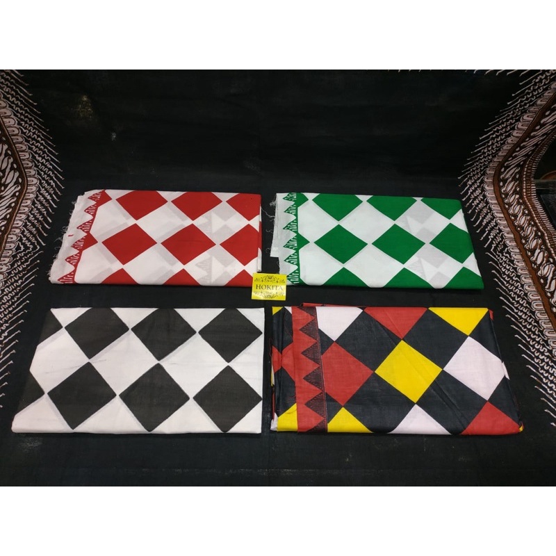Kain lembaran motif catur/kain kotak2/kain bali