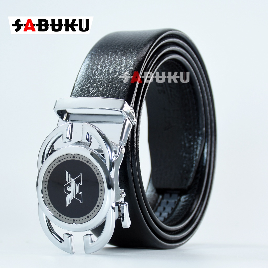 Ikat Pinggang Pria Model Rell Outo Lock Sabuk Rell Otomatis  Mewah Korea  - 064