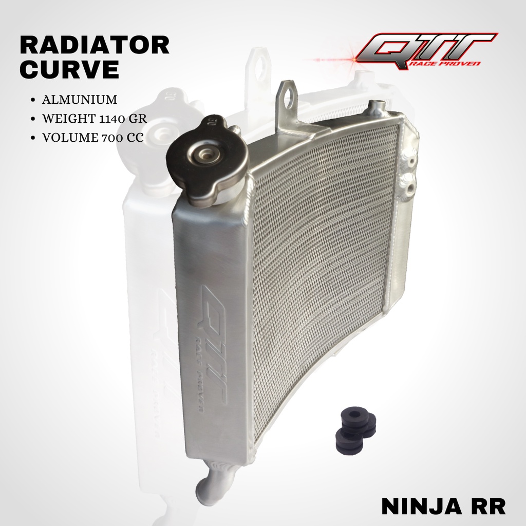 Radiator QTT Ninja Rr Krr Zx Curve big Volume alumunium