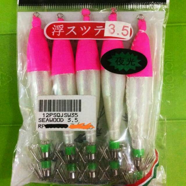 Umpan Pancing Cumi Apollo Seawood Size 3.5