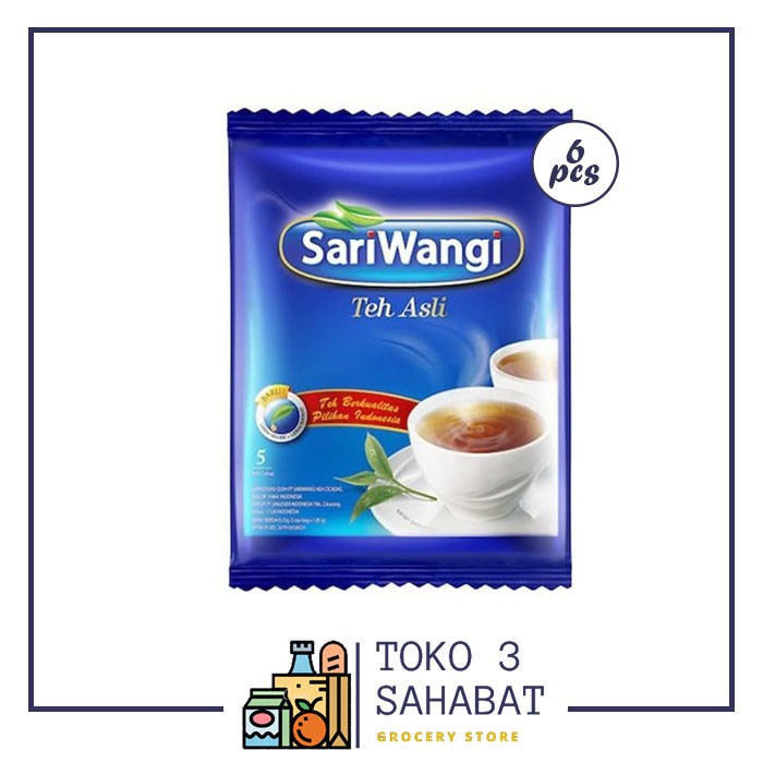 

Sariwangi Teh Asli Sachet 4 Kantong Teh