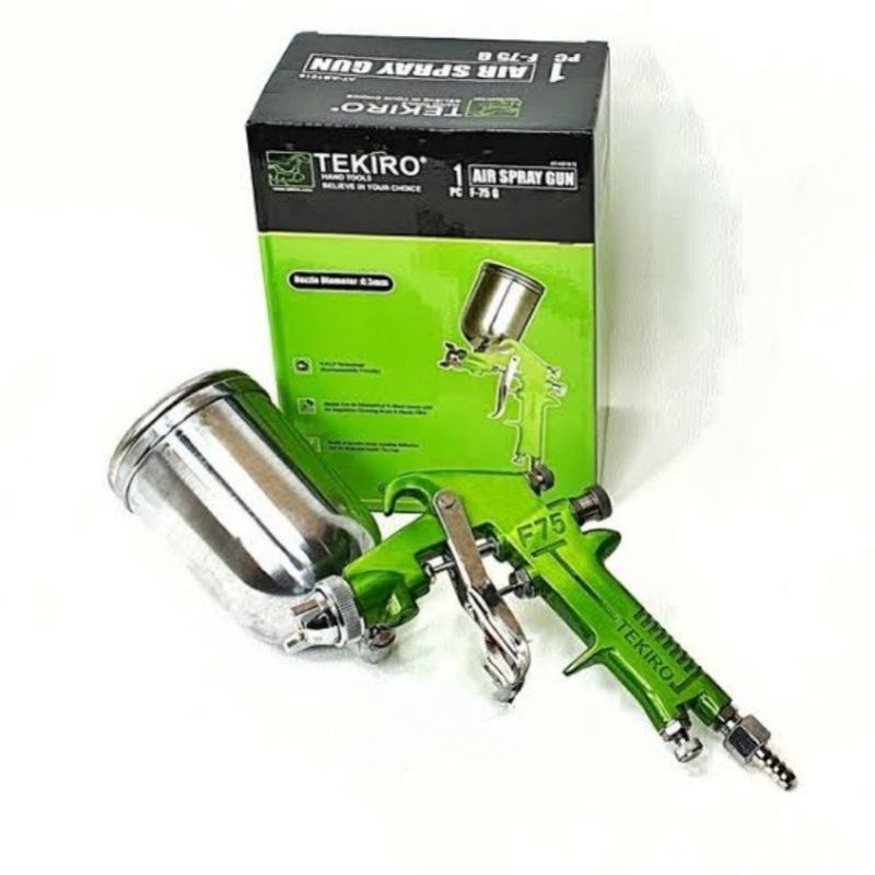 spray gun TEKIRO F75 G TABUNG ATAS spraygun spet alat cat semprot kompresor