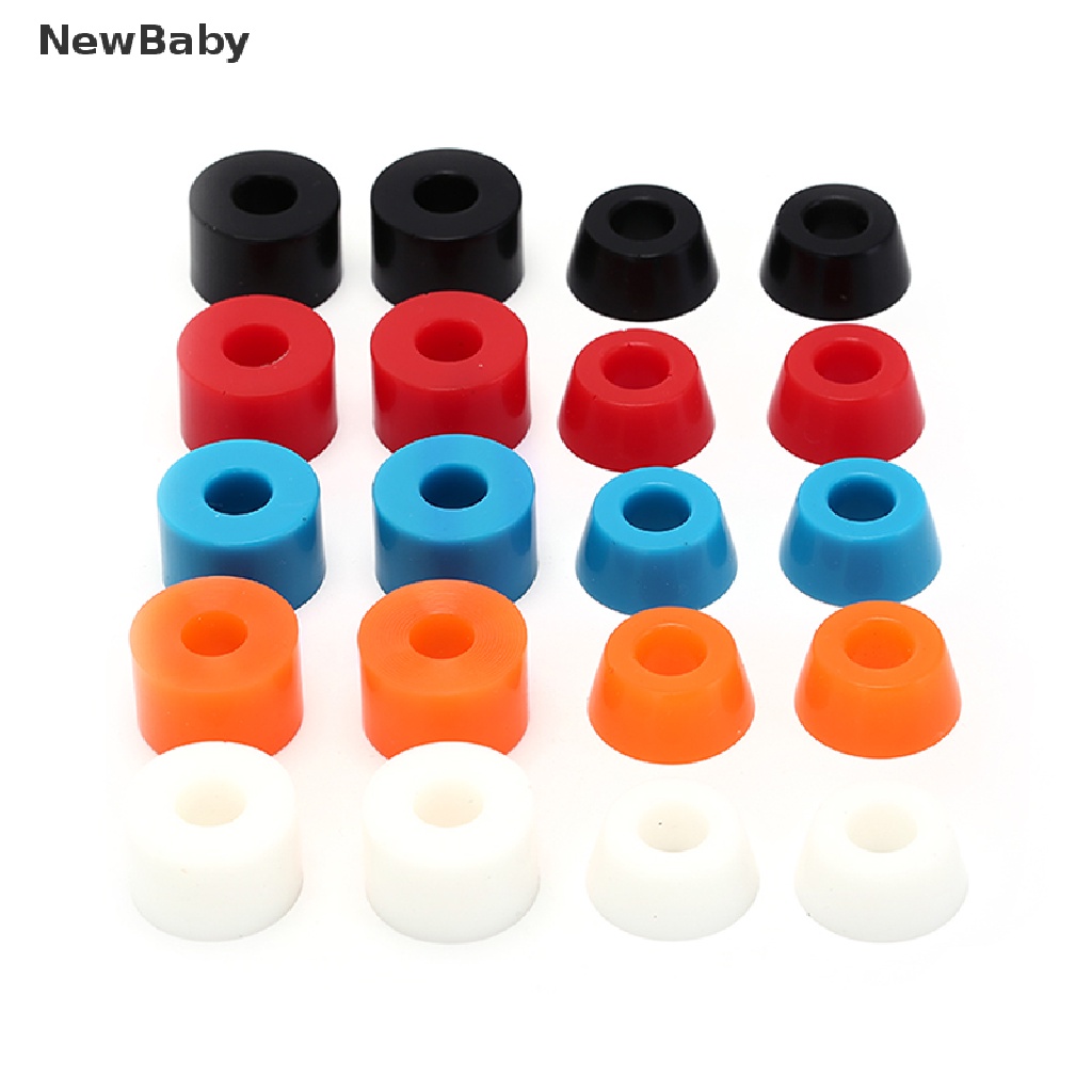 Newbaby 4pcs Bushing As Roda Skateboardskuter Bahan PU Shockproof