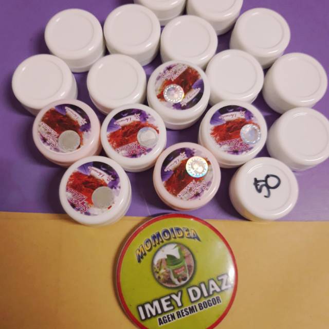 (COD bayar dirumah) SAFFRON KASHMIR INDIA by momo ORIGINAL 1gram / saffron momo / momoidea
