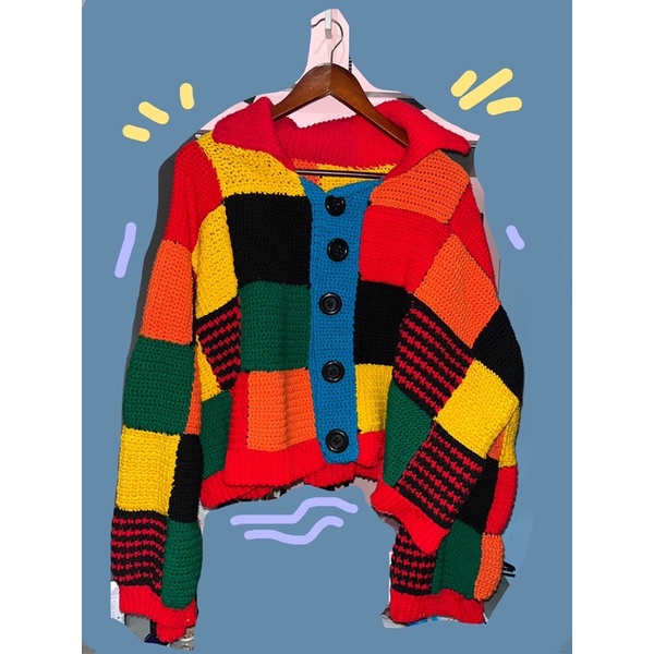 HARRY STYLES CARDIGAN JW ANDRERSON CROCHET 100% HANDMADE | LOVE ON TOUR 2021