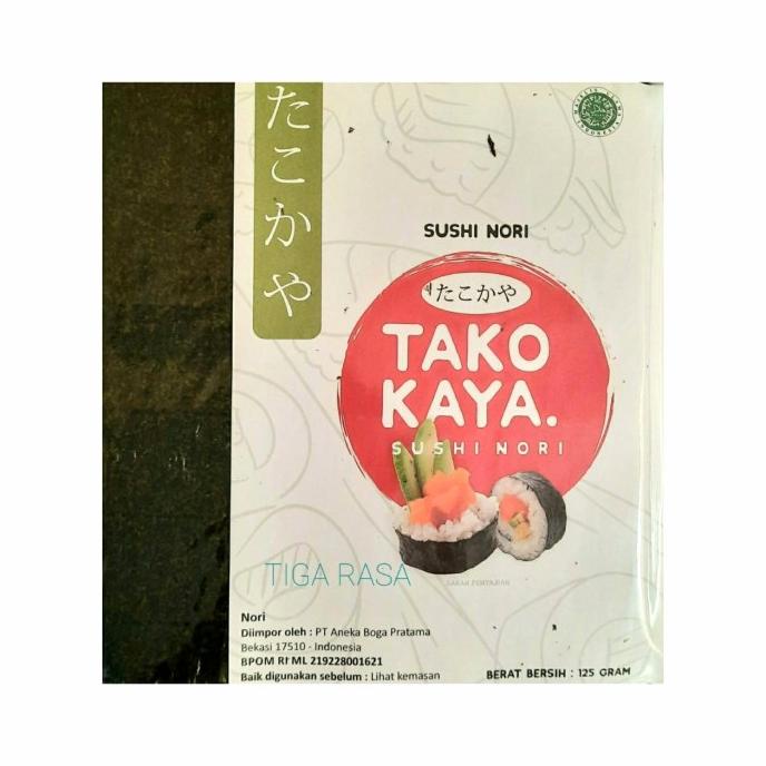

Tako Kaya Sushi Nori Seaweed Rumput Laut Kimnori 50 Lembar