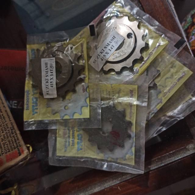 Gear depan sss 415 uk supra x Supra 125 grand kharisma smash Shogun kaze revo absolute