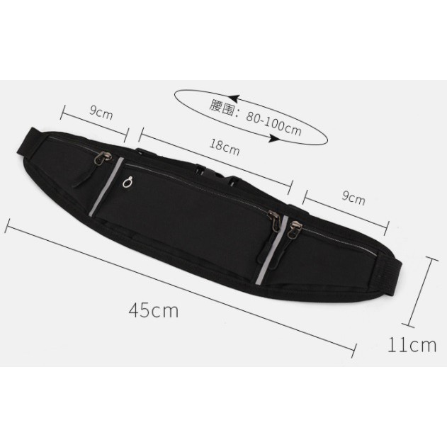 Tas Pinggang Olahraga Waterproof / Sport Belt  / Sport Waist Bag