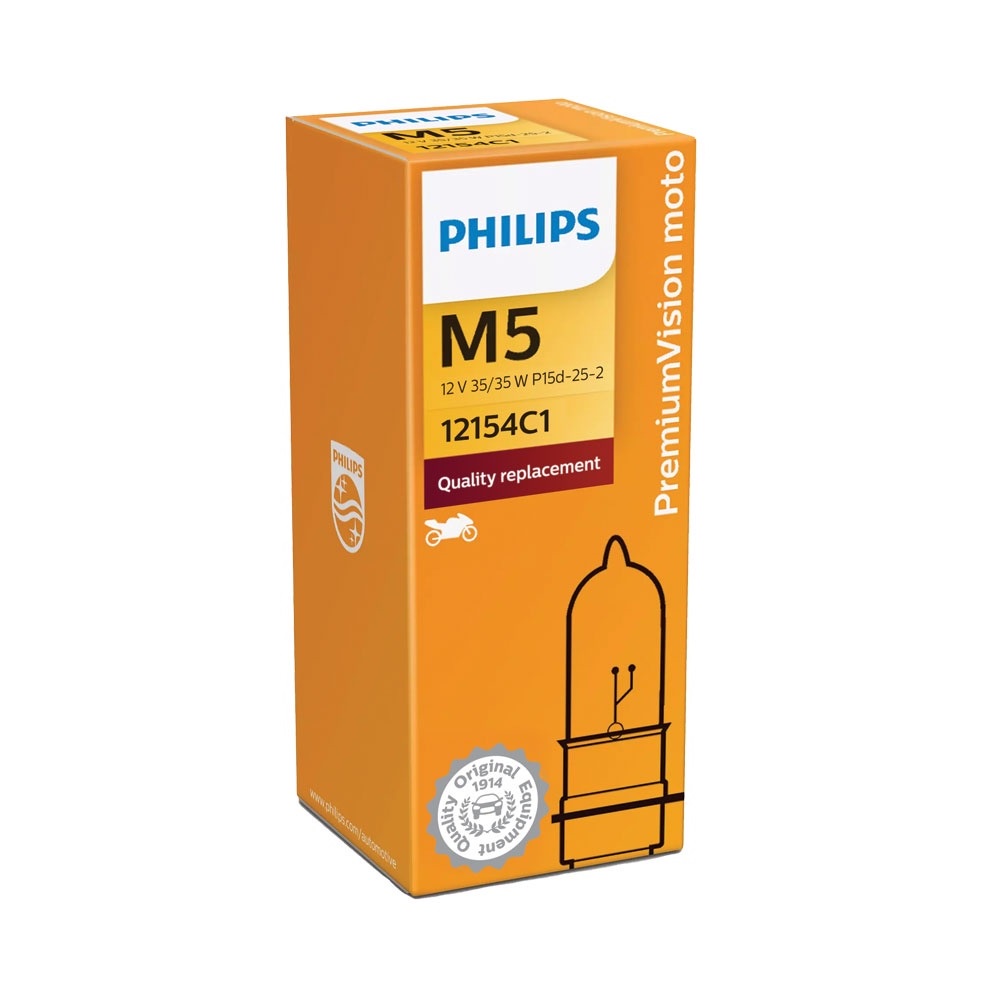 Philips Essential Moto M5 - Lampu Halogen Motor Kaki 1 35 Watt