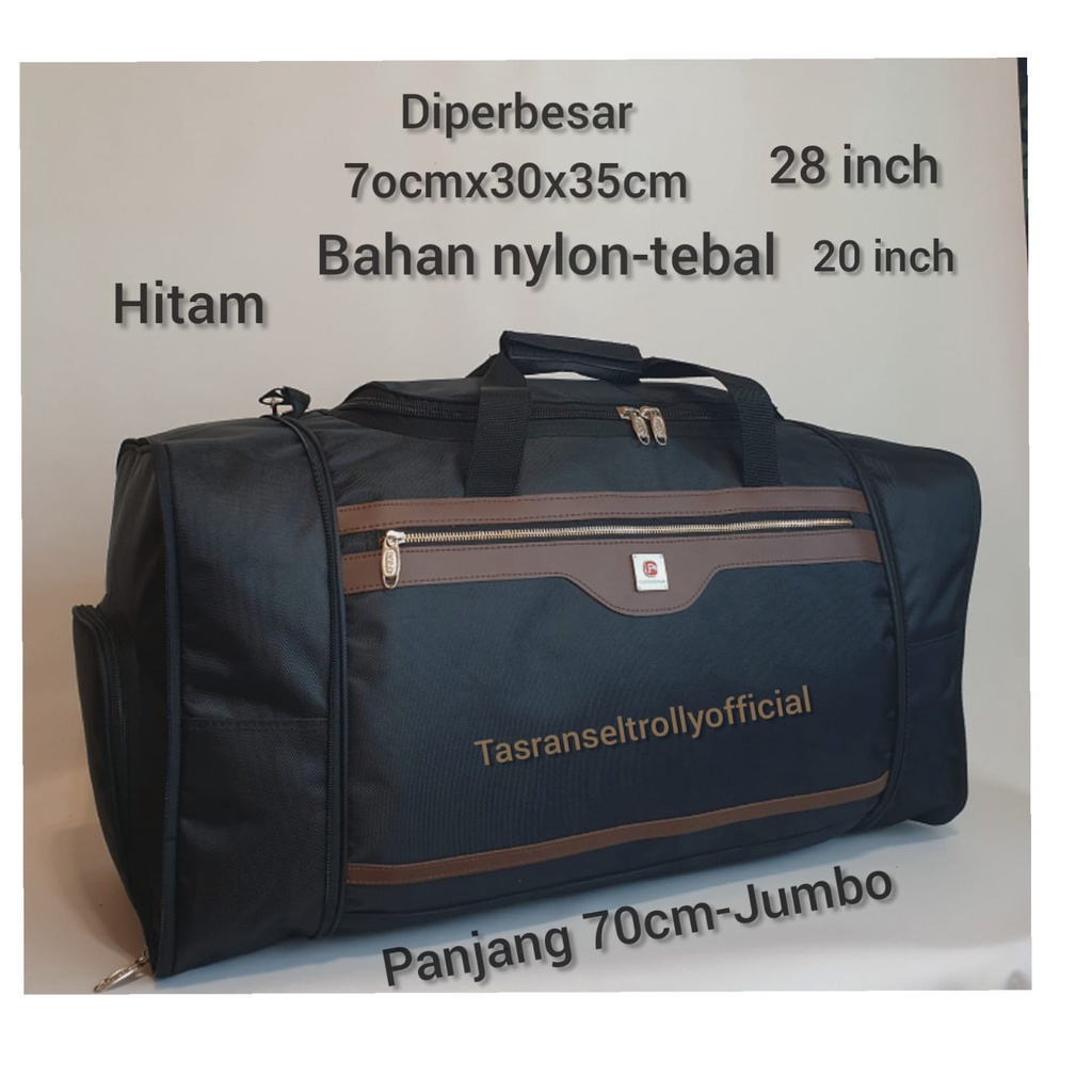 Tas Pakaian Travel Bag Polo Interclub 70cm -up Besar 100%original