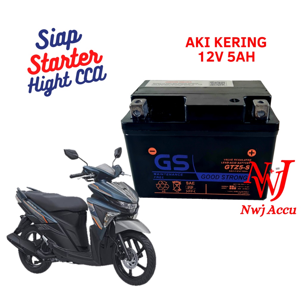 Jual Aki Motor Yamaha Xeon Mio S Mio Soul GT GTZ5S GTZ4V YTZ5S YTZ4V GS
