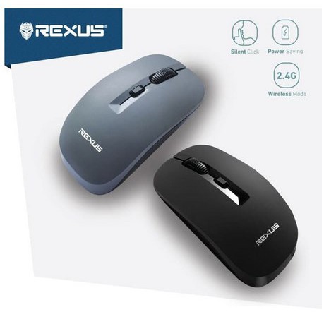 ITSTORE Mouse Wireless Rexus Office Q10 Q20 Q30 Silent Click Original Garansi Resmi