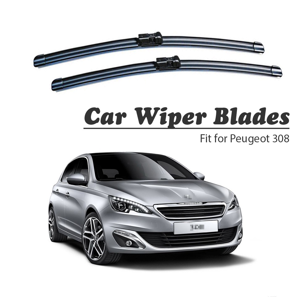 1 Set Karet Wiper Depan Mobil Untuk Peugeot 308 T7 T9 CC SW 2018 2017-2007