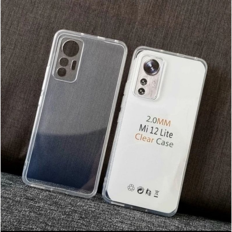 Case Xiaomi 12 Lite Silikon Casing Soft Clear Bening Softcase