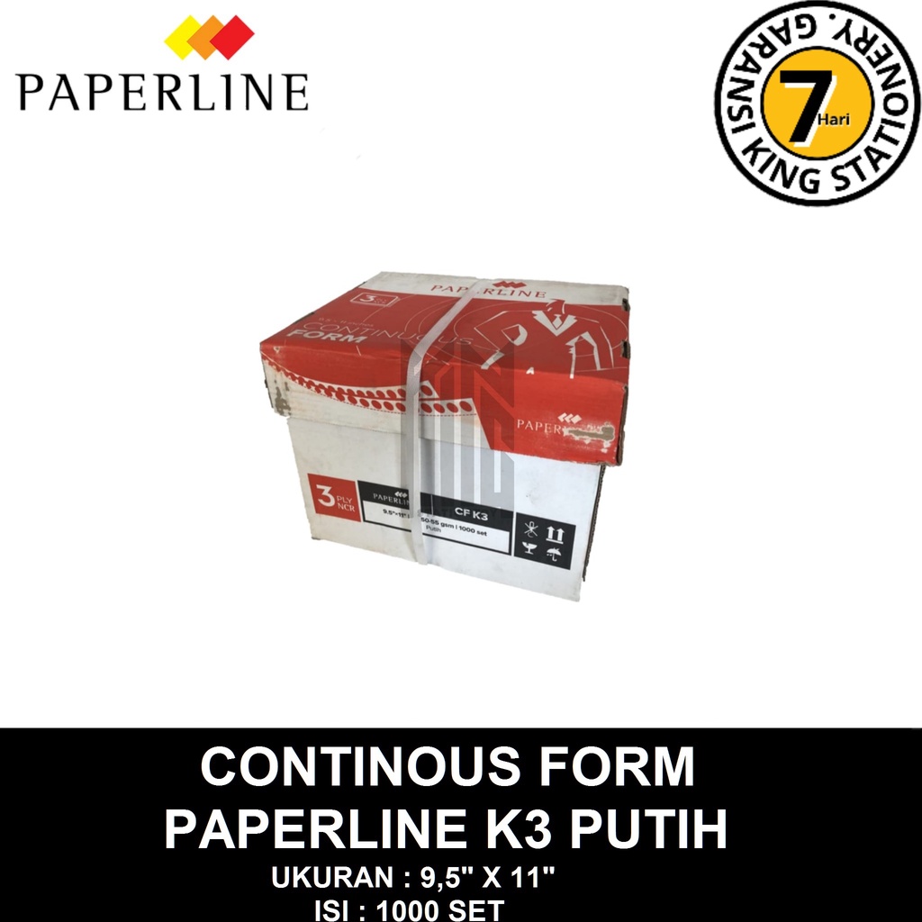 

CONTINOUS FORM PAPERLINE K3 PUTIH
