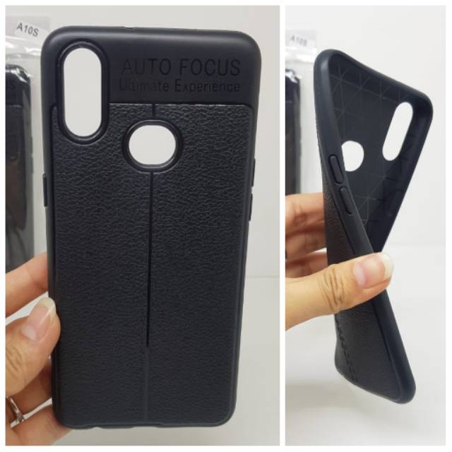 Auto Focus Samsung A10s 6.2 inchi Leather Soft Case Samsung Galaxy A10s A107 Auto fokus Kulit Jeruk