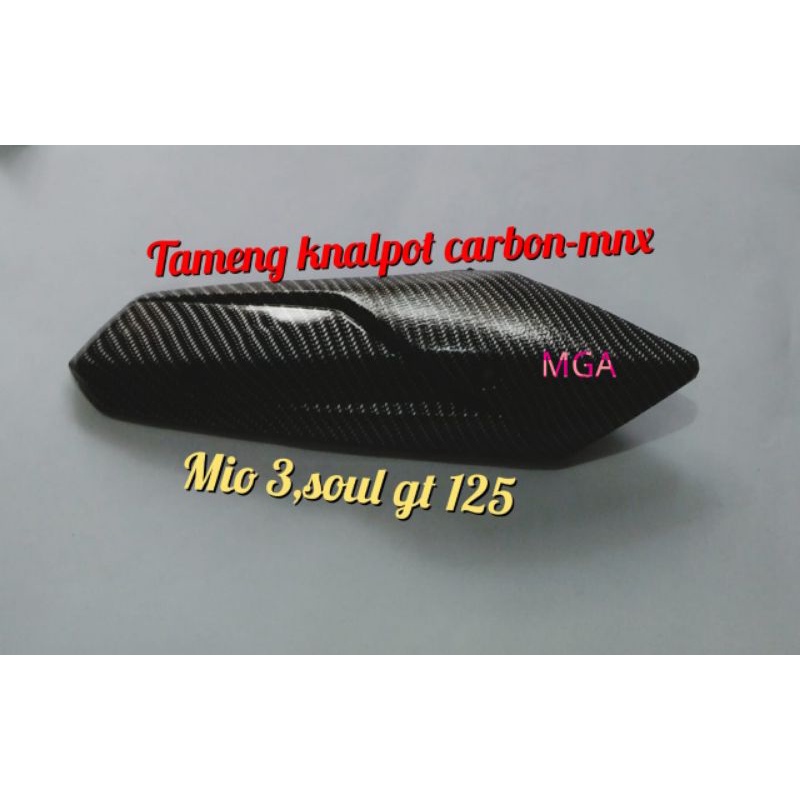 tameng knalpot carbon mio3,soul GT /125