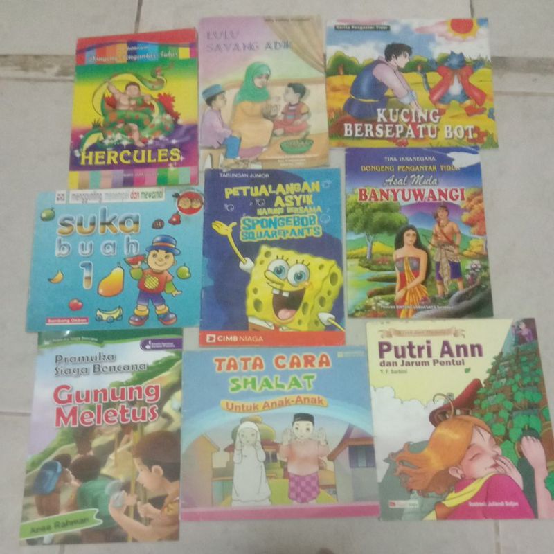 Jual Buku Cerita Anak Murah 9 Judul Berbeda | Shopee Indonesia