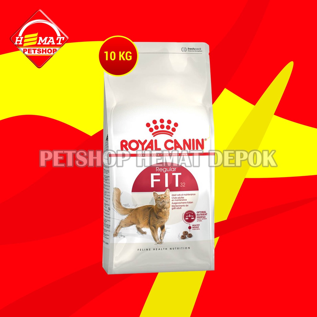 [GOSEND] Royal Canin Fit adult 10 Kg Makanan Kucing dewasa cat food aktif 10kg