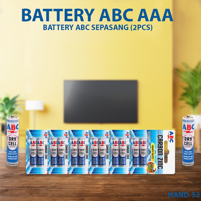 BATRE baterai AAA isi 12pcs batu battery