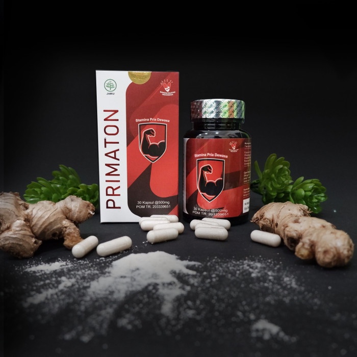 PRIMATON KUAT DAN TAHAN LAMA 100% HERBAL ALAMI - HALAL + BPOM