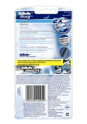 Gillette Blue 3 Ice 4s(Isi 4)