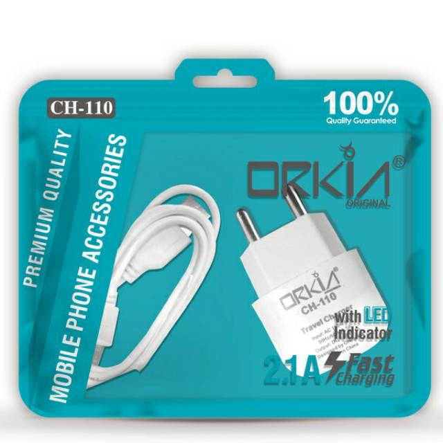 Travel charger Orkia Economy 2.1A Fast charge