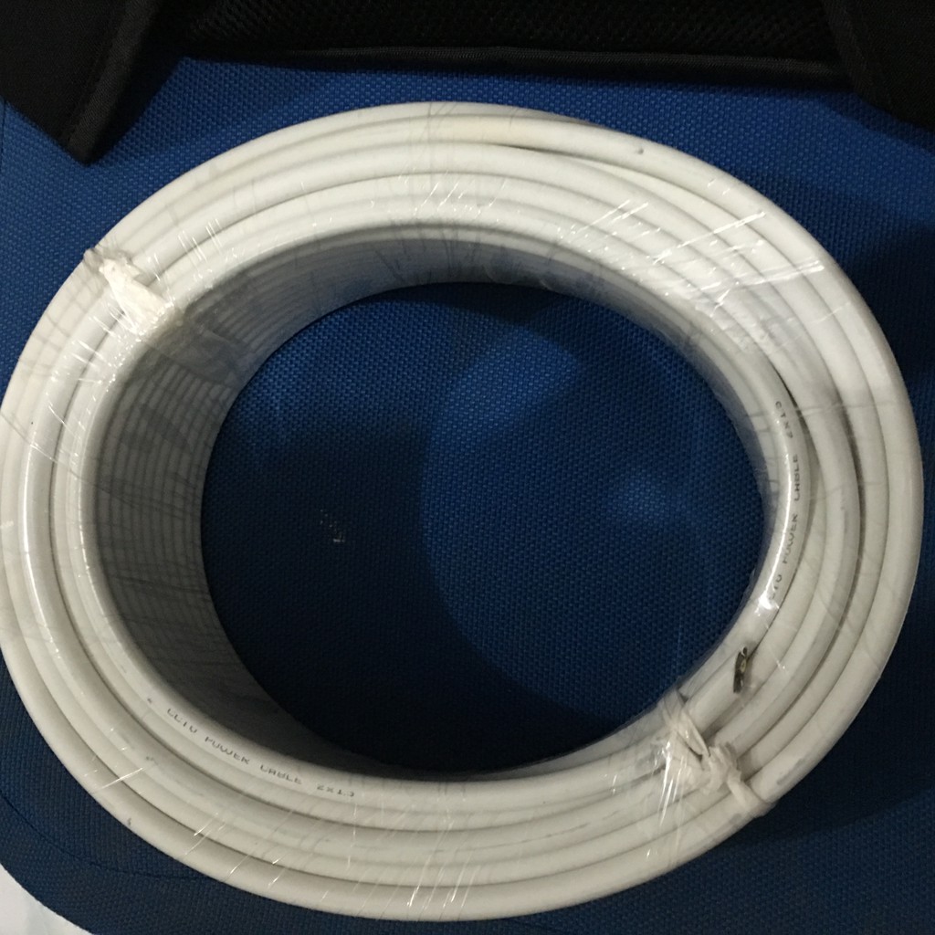 Kabel Listrik Putih isi 2 Tunggal 2x1.5 2x1,5 Audio 45 50 M Yard Murah